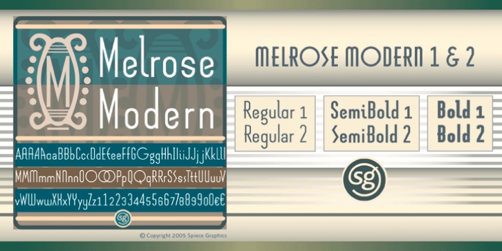 Melrose Modern SG Font Download