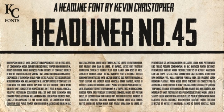 Headliner No. 45 Font Download