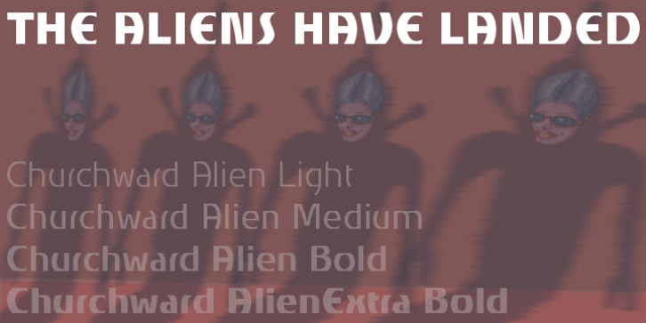 Churchward Alien Font Download