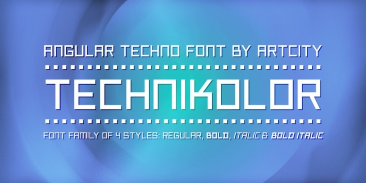 Technikolor Font Download