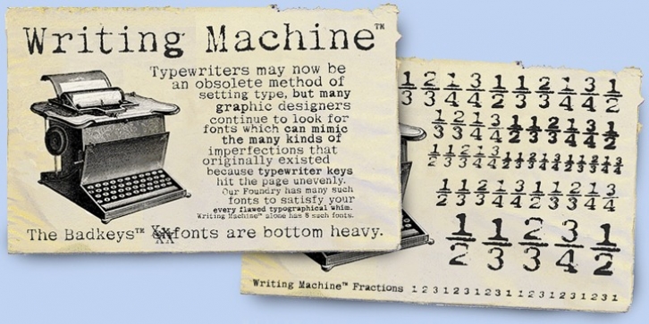 Writing Machine Font Download