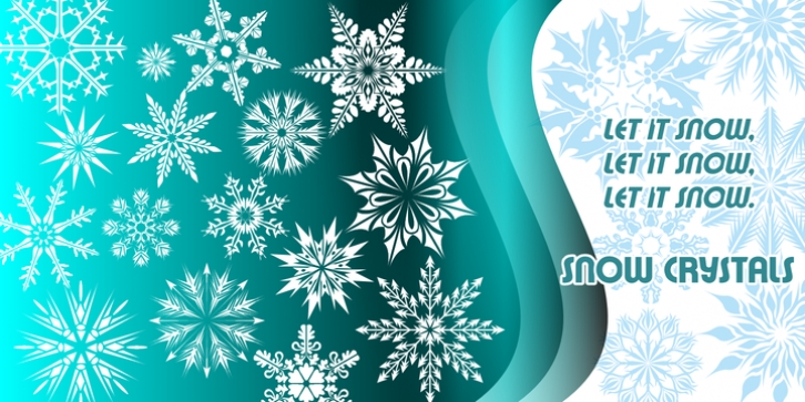 Snow Crystals Font Download