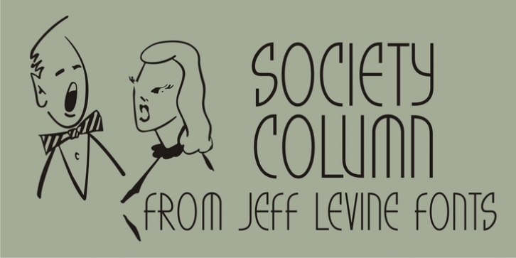 Society Column JNL Font Download