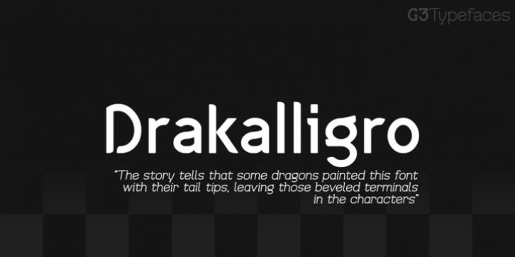 Drakalligro Sans Font Download