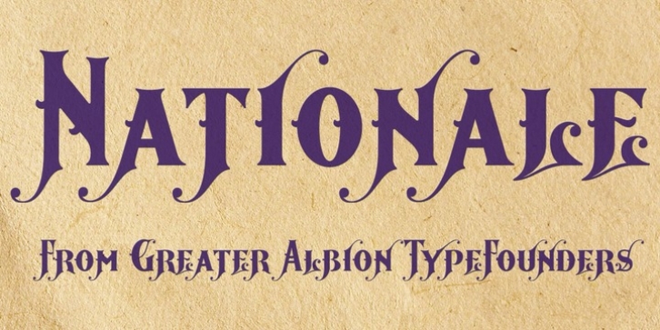 Nationale Font Download