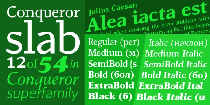 Conqueror Slab Font Download