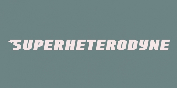 Superheterodyneâ„¢ Font Download