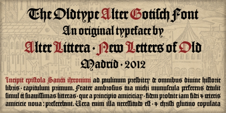 Alter Gotisch Font Download
