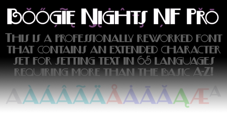 Boogie Nights NF Pro Font Download