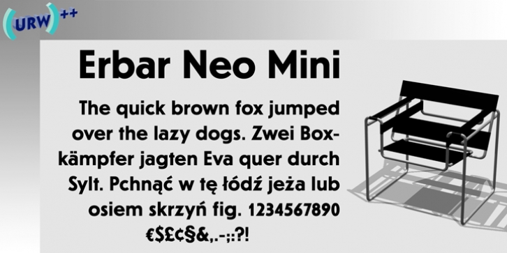 Erbar Neo Mini Font Download