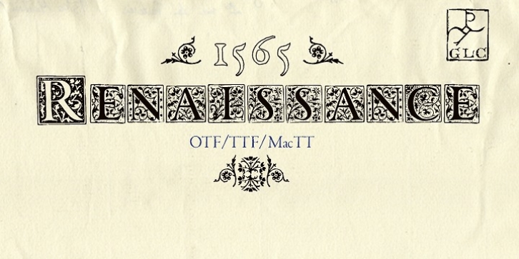 1565 Renaissance Font Download