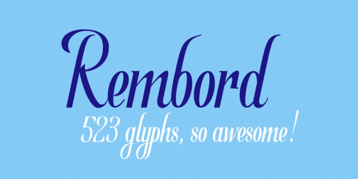 Rembord Font Download