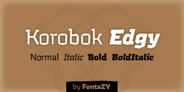 Korobok Edgy Font Download