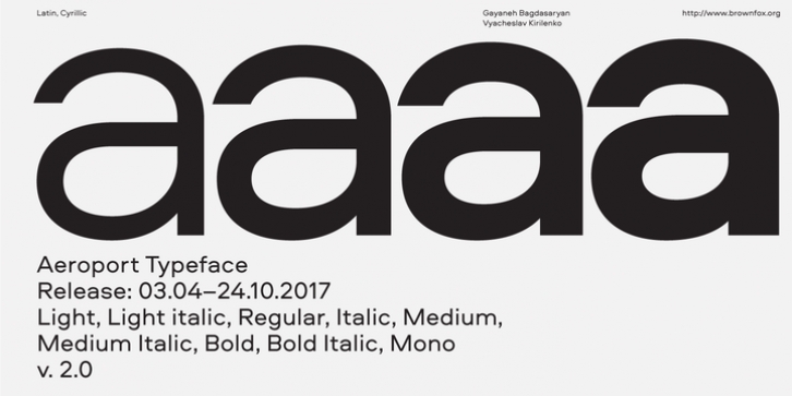 Aeroport Font Download