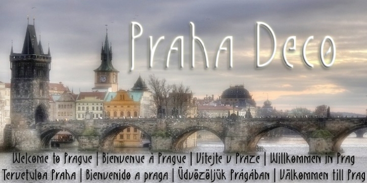 Praha Deco Font Download