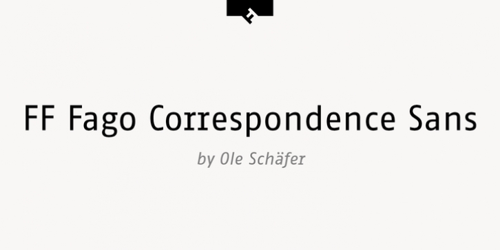 FF Fago Correspondence Sans Font Download