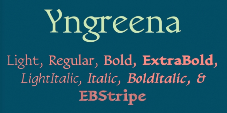 Yngreena Font Download