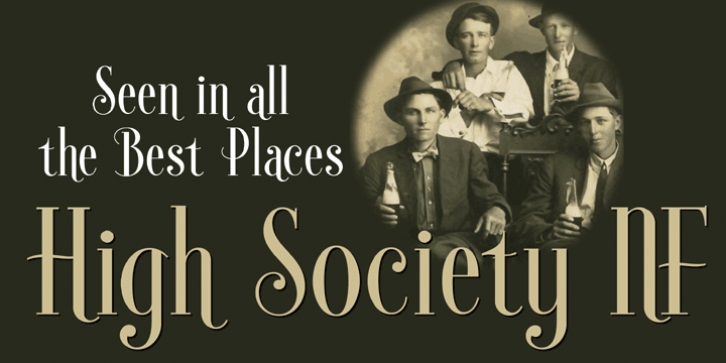 High Society NF Font Download