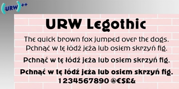 Legothic Font Download