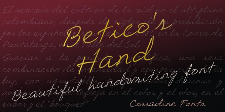 Betico's Hand Font Download