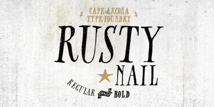 CA Rusty Nail Font Download