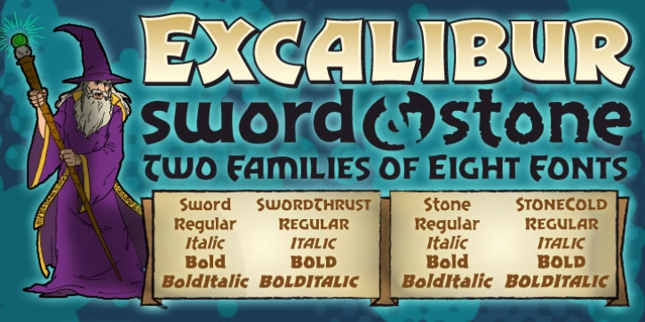 Excalibur Sword Font Download