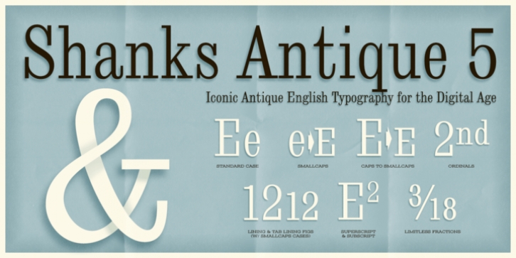 Shanks Antique 5 AOE Pro Font Download