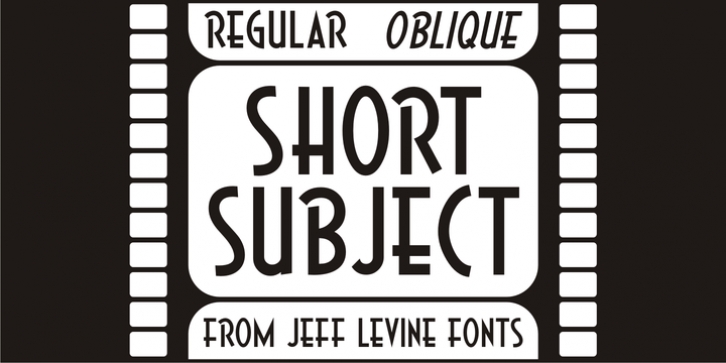 Short Subject JNL Font Download