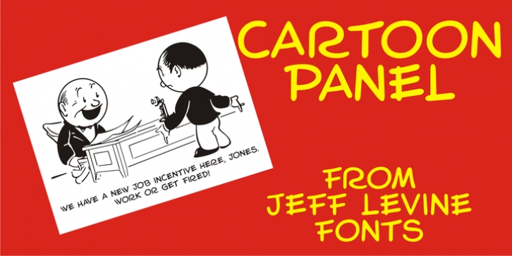 Cartoon Panel JNL Font Download