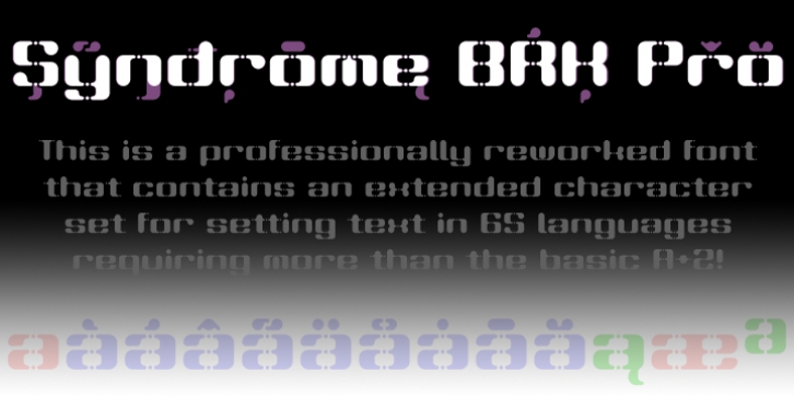 Syndrome BRK Pro Font Download