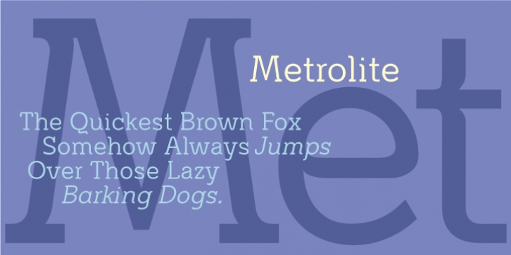 Metrolite Font Download