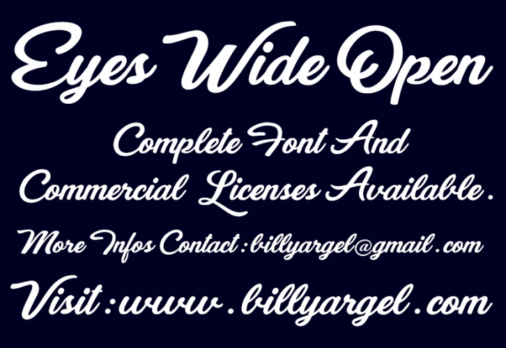 Eyes Wide Ope Font Download