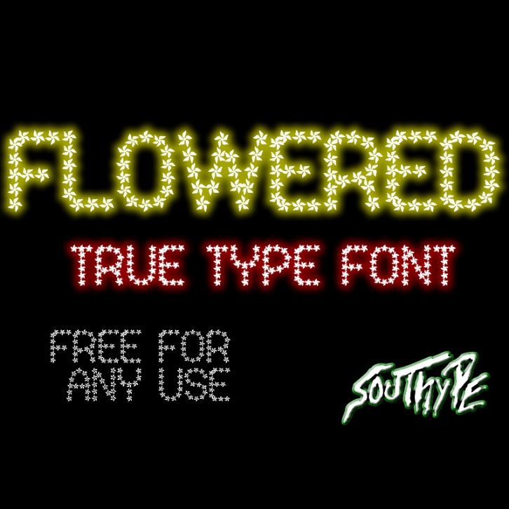 Flowered S Font Download