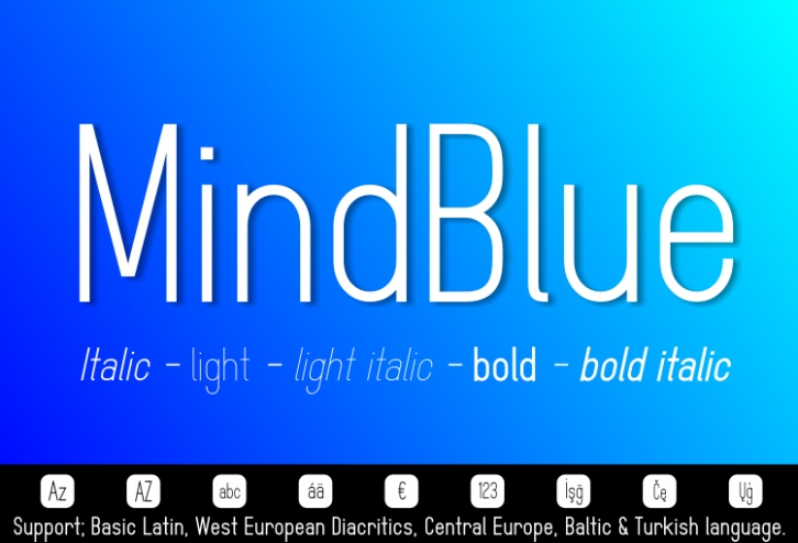 MindBlue Font Download