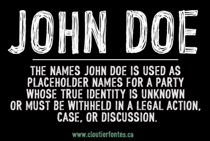 CF John Doe Font Download