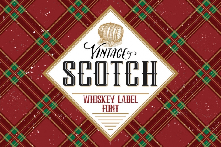 Scotch whiskey label font Font Download