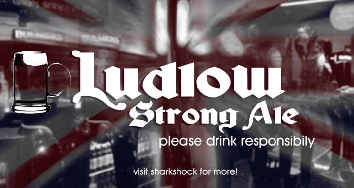 Ludlow Strong Ale Font Download
