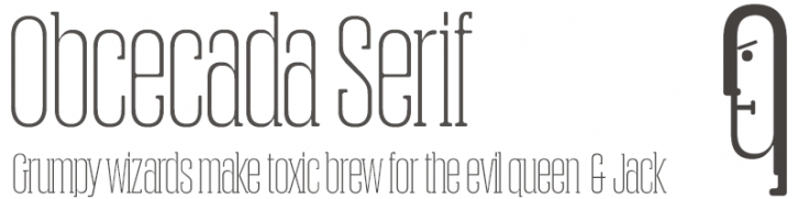 Obcecada Serif Font Download