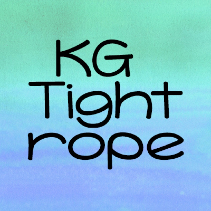 KG Tightrope Font Download