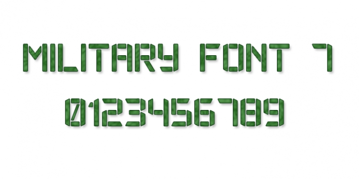 Military Font 7 Font Download