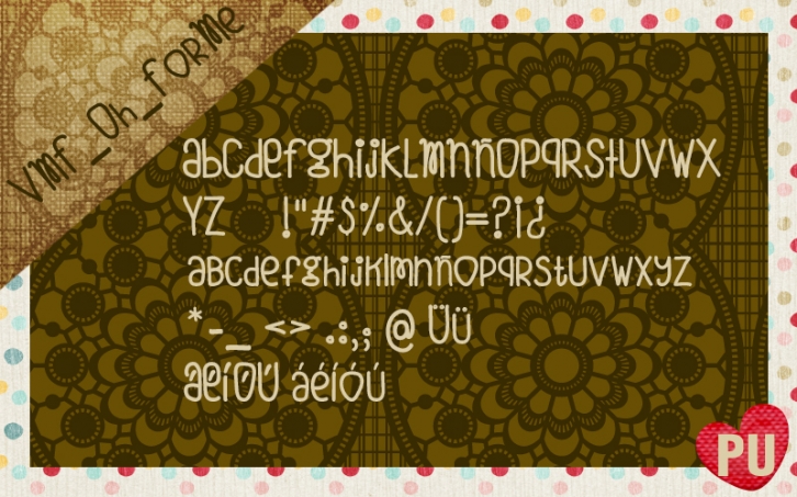 VMF_Oh_ForMe Font Download