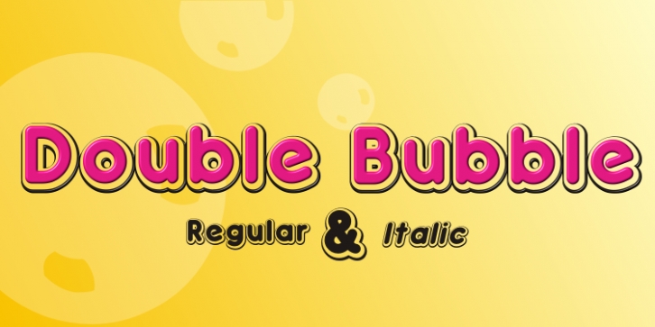 Double•Bubble Shadow Font Download