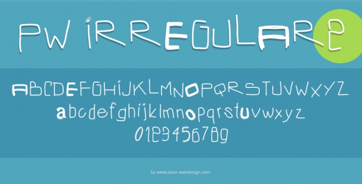 PWIrregular2 Font Download