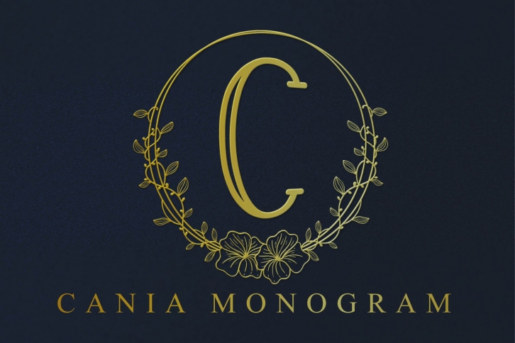 cania Monogram Font Download