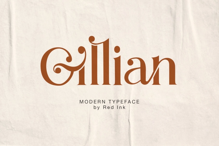 Gillian. Stylish Serif Ligature Font Font Download