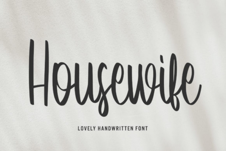 Housewife Font Download