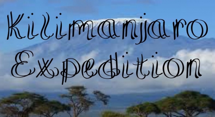 KilimanjaroExpediti Font Download
