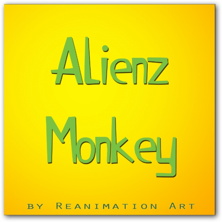 Alienz Monkey Font Download