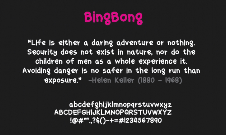 Bingbong Font Download