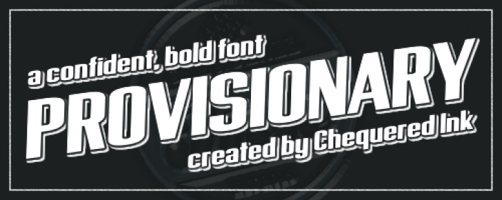 Provisionary Font Download